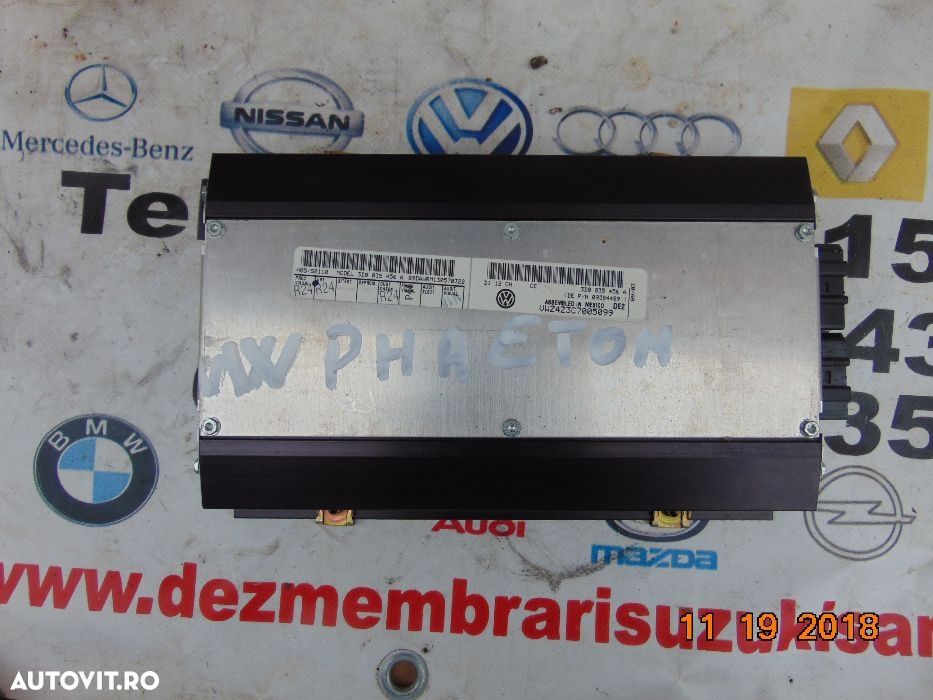 Amplificator sunet VW Phaeton amplificator Pgaeton 12 canale dezmembre - 2