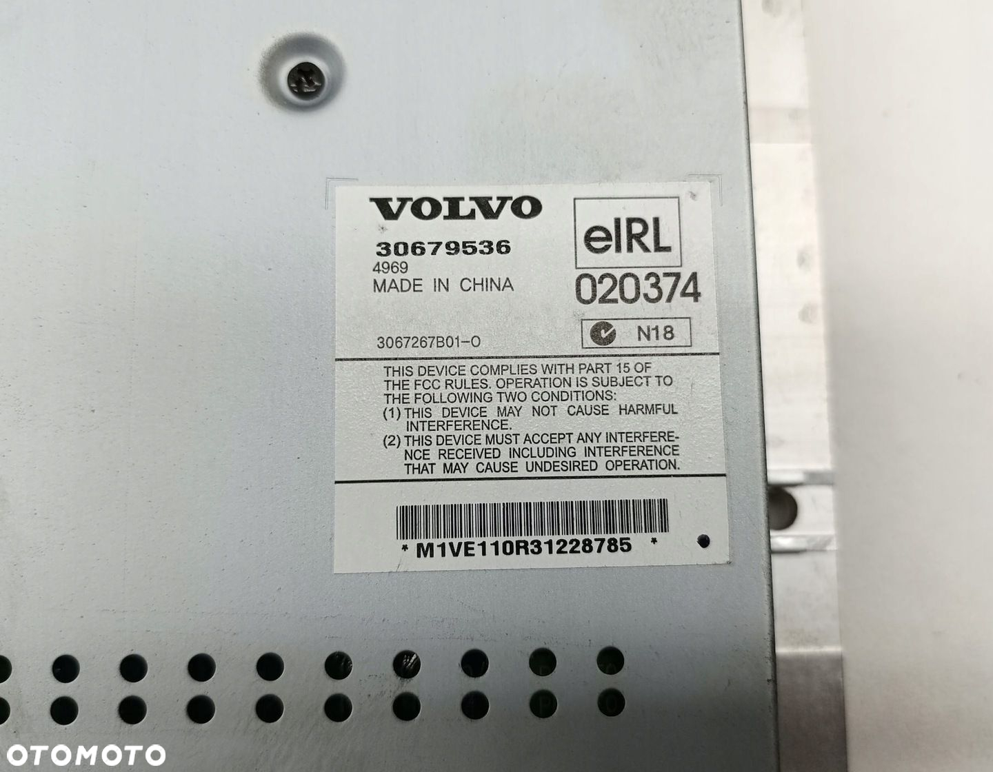 WZMACNIACZ AUDIO VOLVO V50 S40 II 30679536 - 2