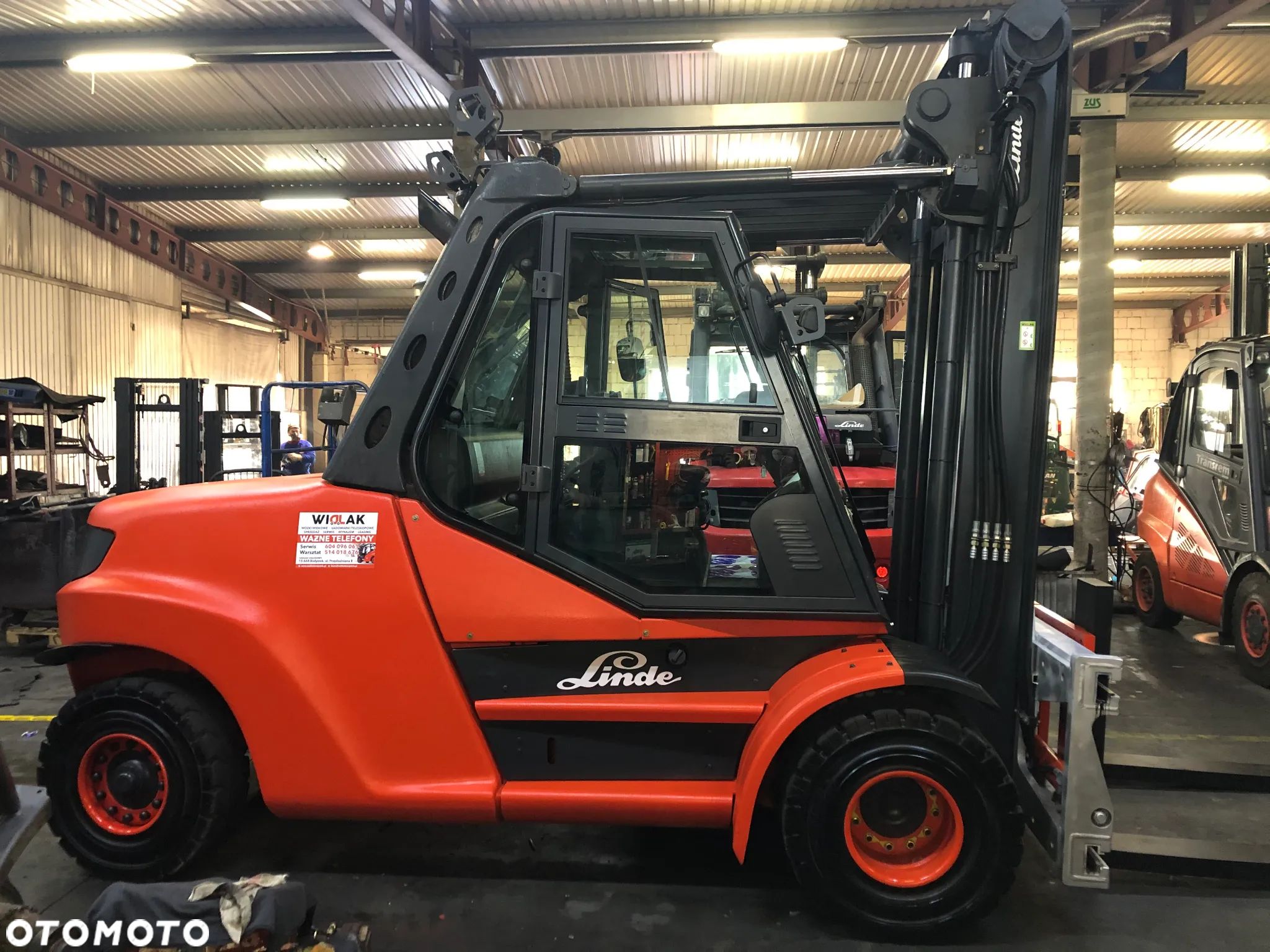 Linde [2019] WÓZEK WIDŁOWY LINDE H80D-1100 DIESEL 8ton/1100 - 1