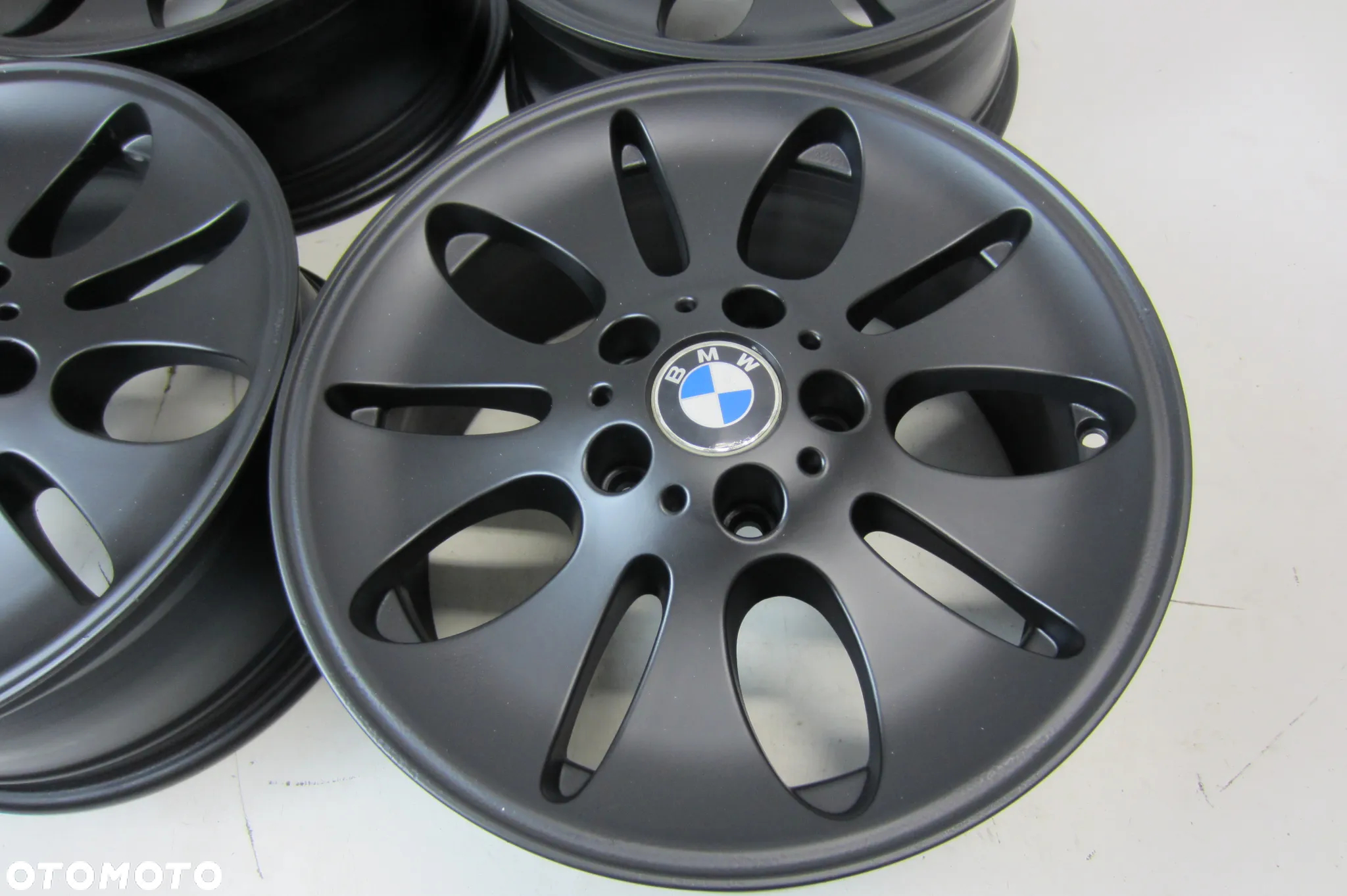 FELGI ALUMINIOWE 17 BMW F10 F11 E46 E90 E91 X3 IS40 ORYGINAŁ CZARNY MAT - 5