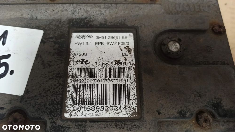 # HAMULEC RĘCZNY ELEKTRYCZNY FORD C-MAX MK1  nr 3M51-2B681-BB - 3