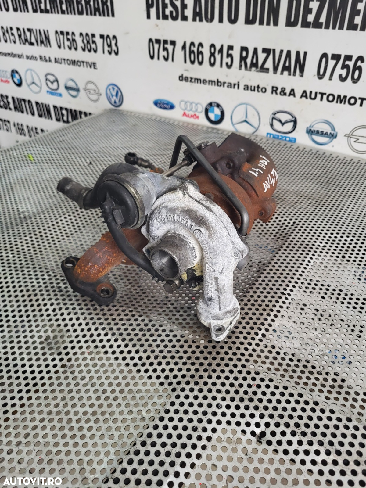 Turbo Turbina Peugeot 206 307 Citroen C2 C3 Ford Fiesta Fusion Toyota 1.4 Hdi Tdci An 2002-2003-200 - 6