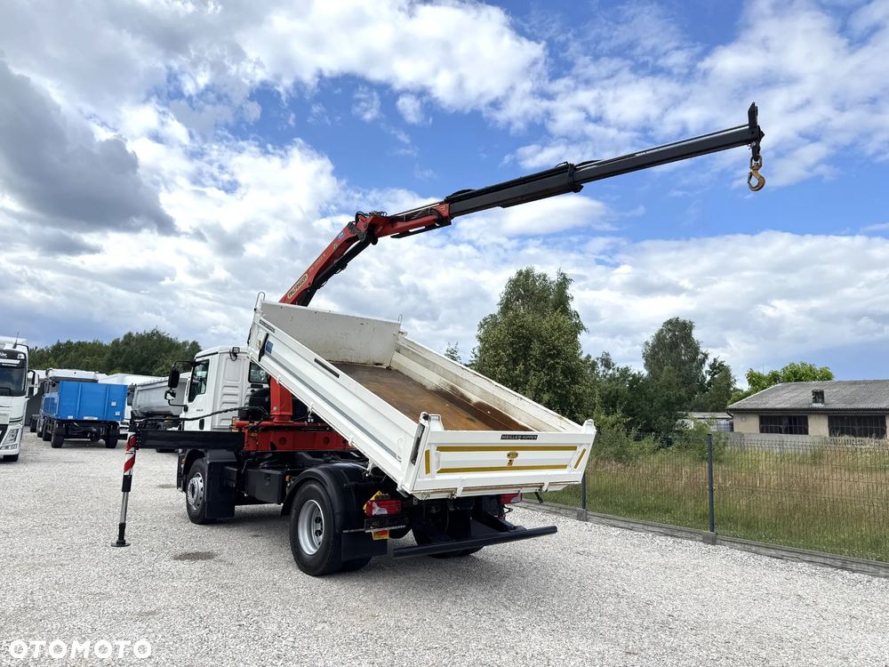 MAN TGM 18.250, PALFINGER 11001K + WYWROTKA MEILLER KIPPER, - 8