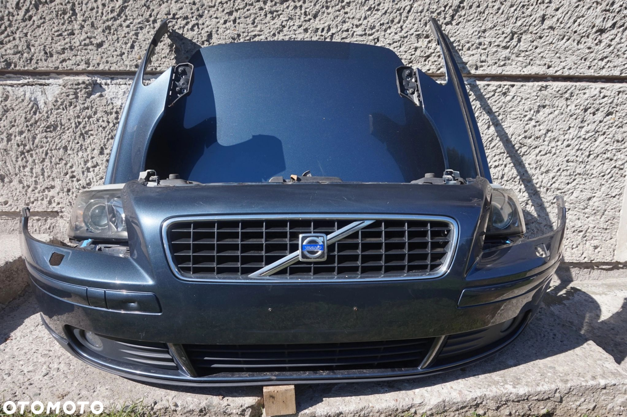 ZDERZAK MASKA LAMPA KOMPLETNY PRZÓD VOLVO S40 V50 - 2