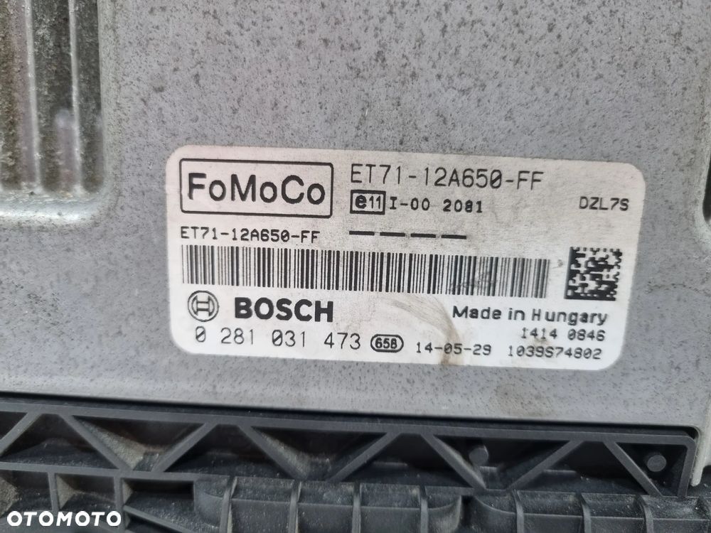 FORD TRANSIT COURIER KOMPUTER STEROWNIK SILNIKA ET71-12A650-FF - 5