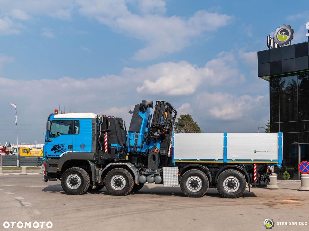 MAN TGA 41.480 8x8 PALFINGER PK 100002 HDS Żuraw Fly Jib Wciągarka - 12