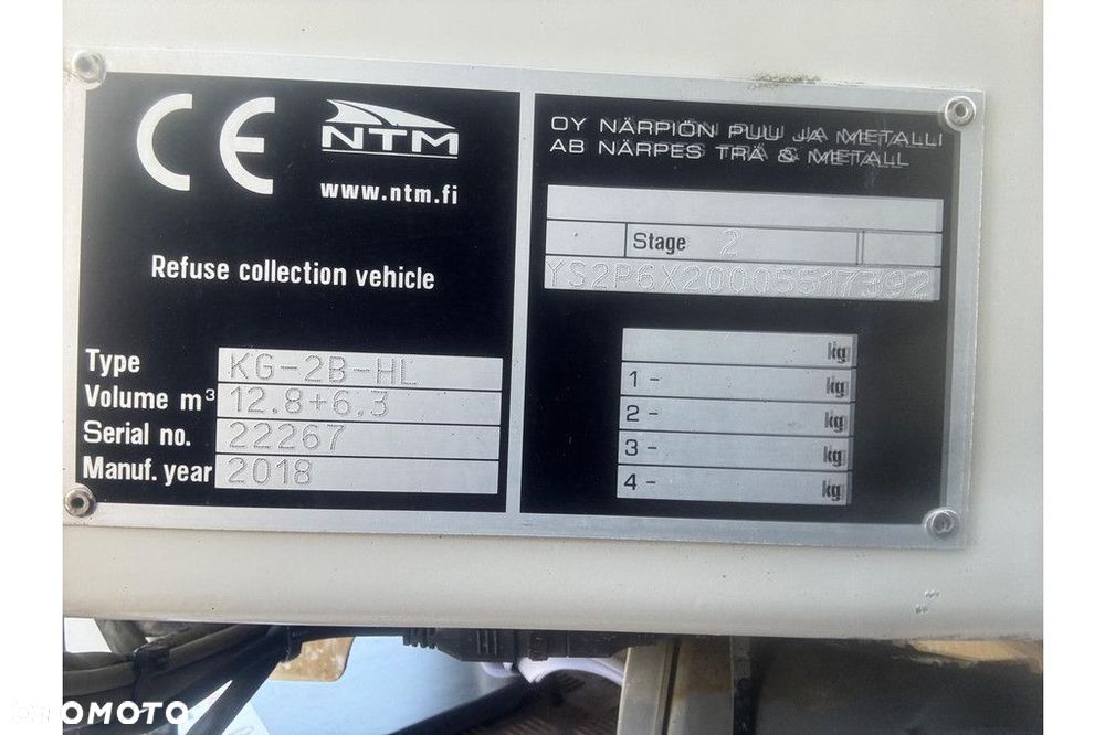 Scania P280 6x2*4 EURO6 + NTM 2 CHAMBERS !! CNG !! - 23