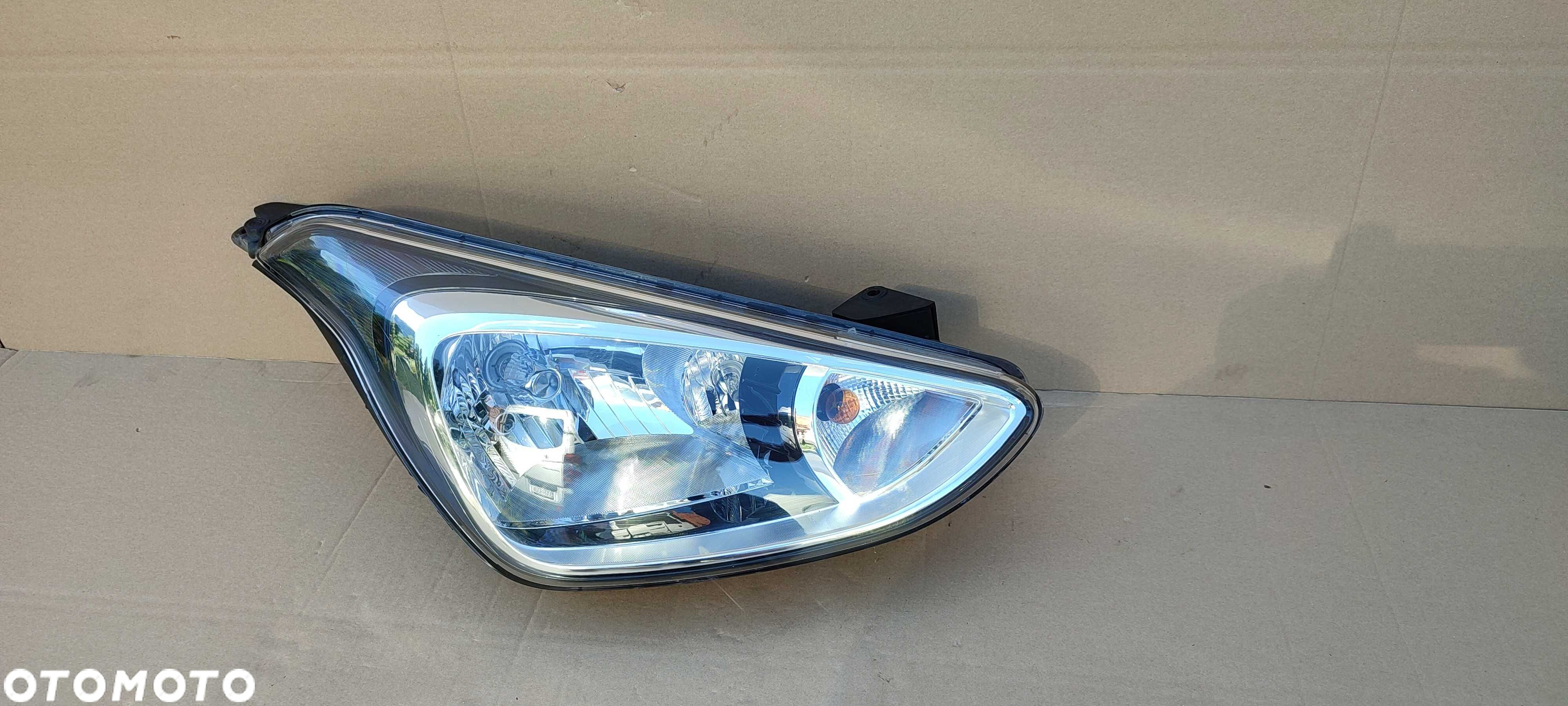 HYUNDAI I10 II 14- lampa prawa przód przednia idealna oryginał Europa - 2