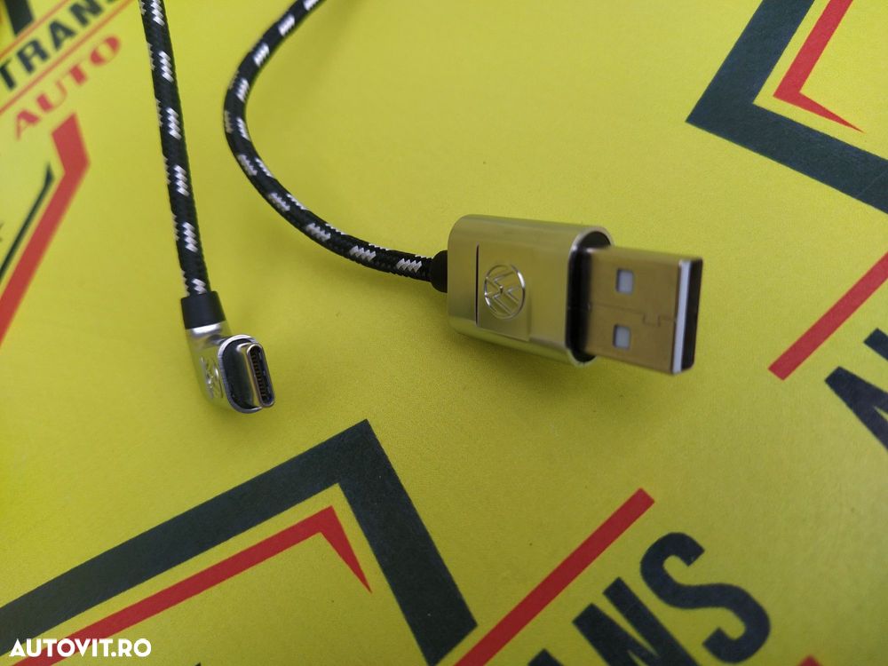 Cablu date / încărcare usb - Tip C original Vw Volkswagen auto - 7