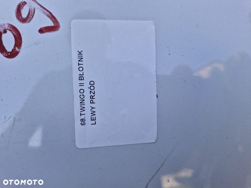 renault twingo ii 2 błotnik lewy przód przedni - 2