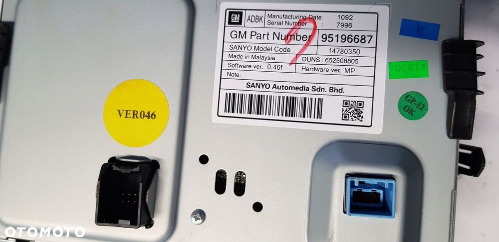 radio nawigacja Chevrolet Cruze - 6