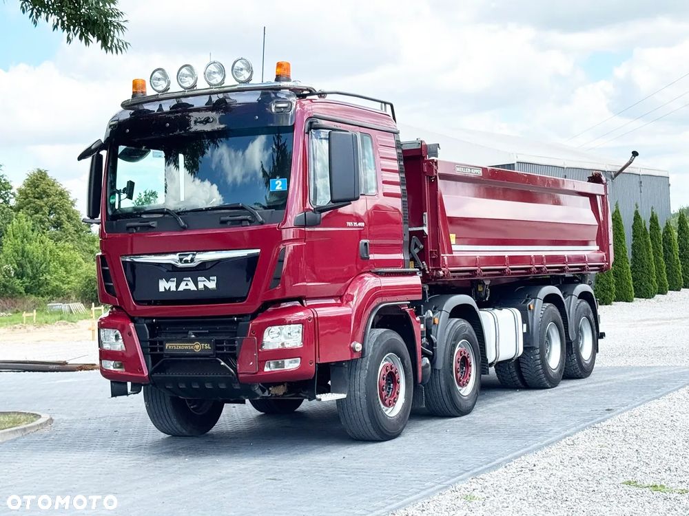 MAN TGS 35.460 // 8X4 // MANUAL // RESOR // MEILLER KIPPER 16 m3-3STRONNY // BURTA 110 // DWIE KAMERY // Z NIEMIEC - 2