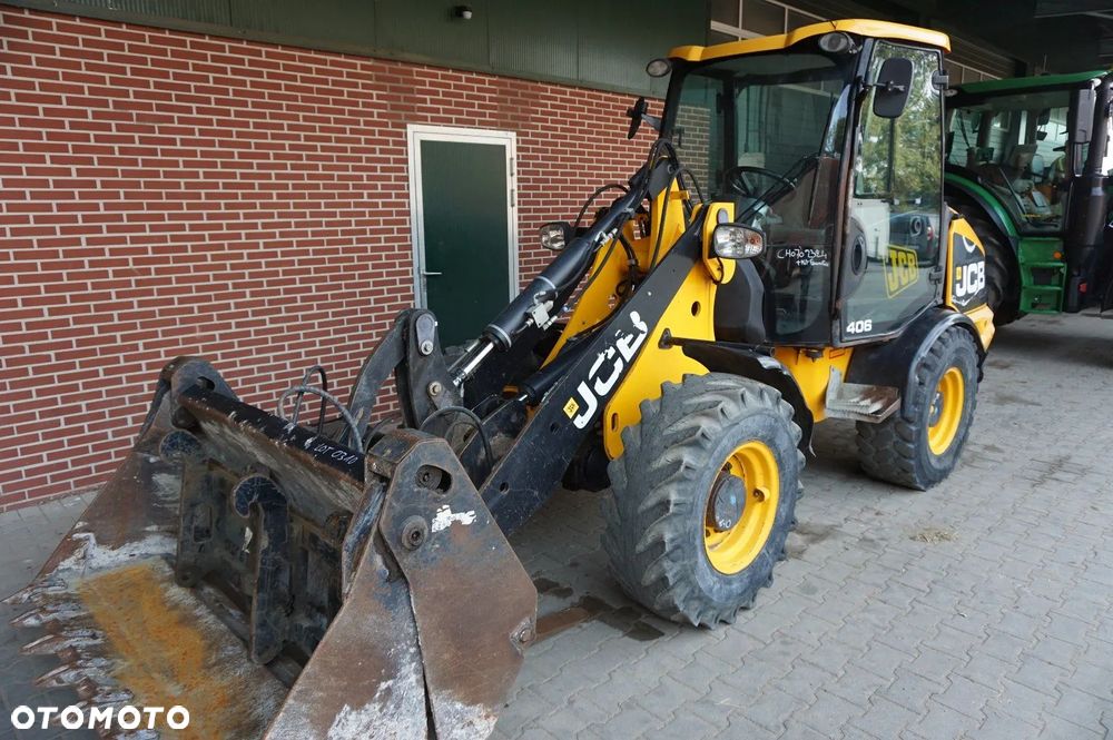 JCB 406 , ROK 2012 / 20 km/h  Łopata 4-1 i widły do ​​palet - 3