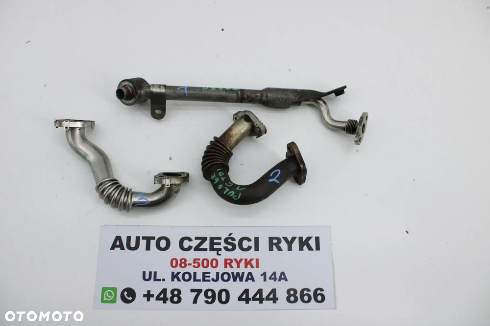 VW Polo 1.6 TDI Silnik CAY Egr Przewody Chłodnica - 10