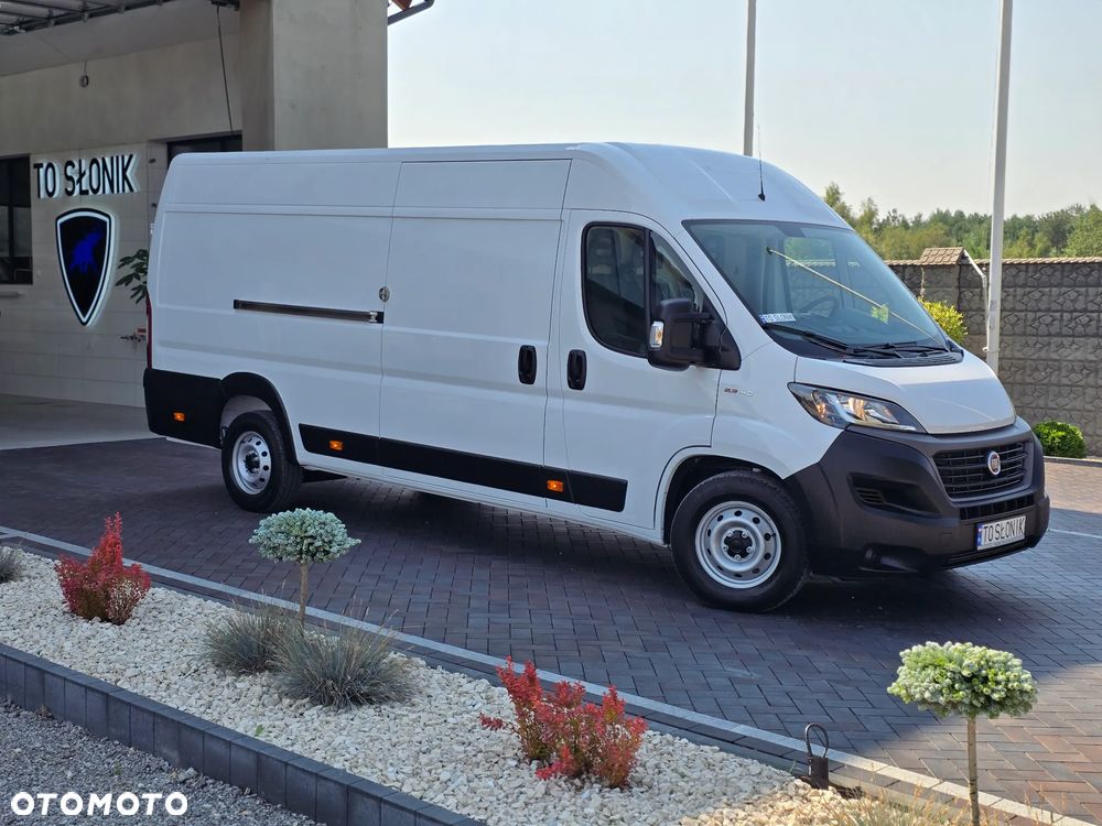 Fiat DUCATO L4H2 MAXI KOŁA16 Cali SILNIK IVECO 2,3 140KM 85 Tyś km SERWIS DO OSTATNIEGO Km ASO FIAT SALON POLSKA BOGATA OPCJA WYPOSAŻENIA  TEMPOMAT KAMERA COFANIA AIR-BAG x2 KLIMA - 2