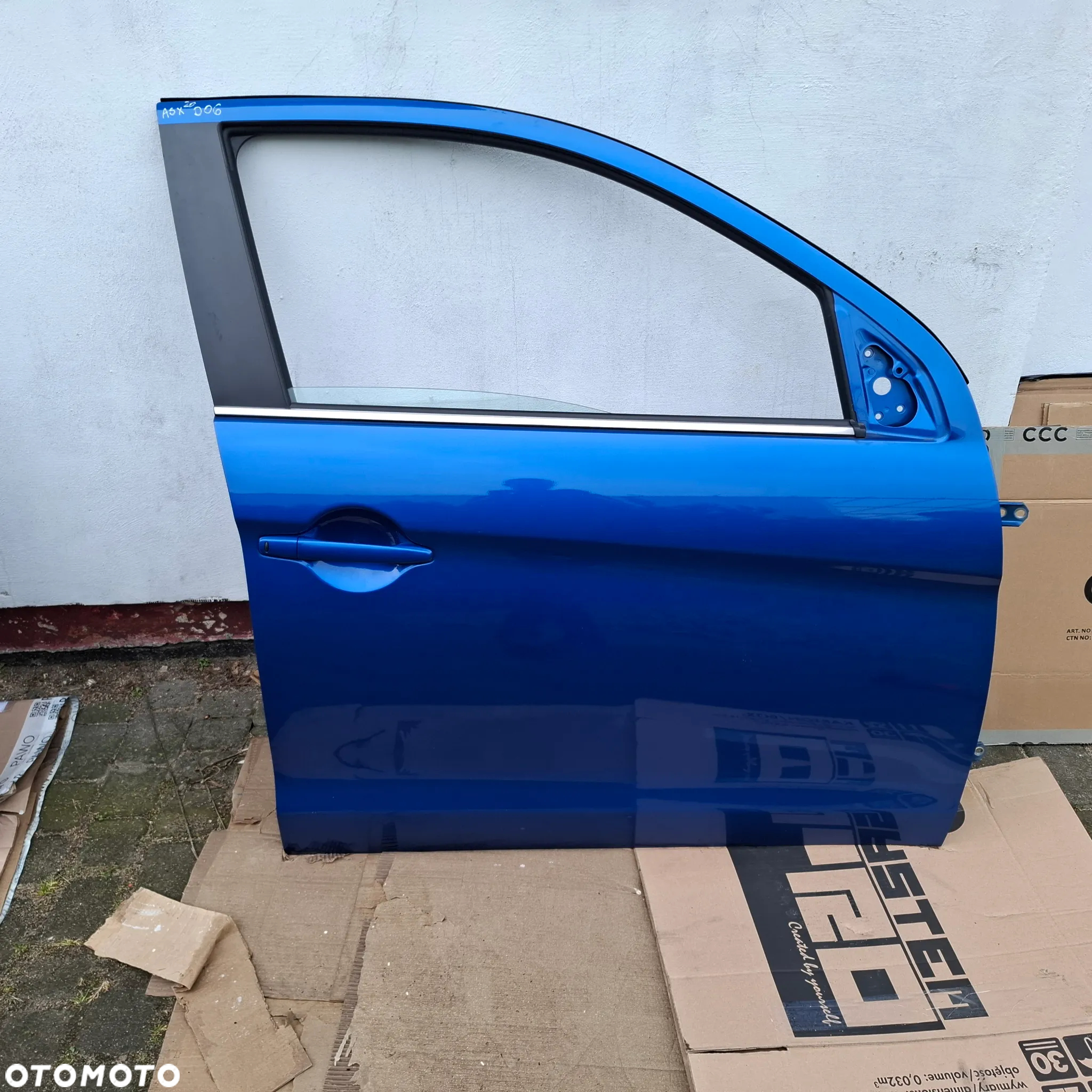 MITSUBISHI ASX 10-21 DRZWI PRAWA STORNA PRZÓD PRAWE TYŁ PRAWE D06 NIEBIESKIE - 10