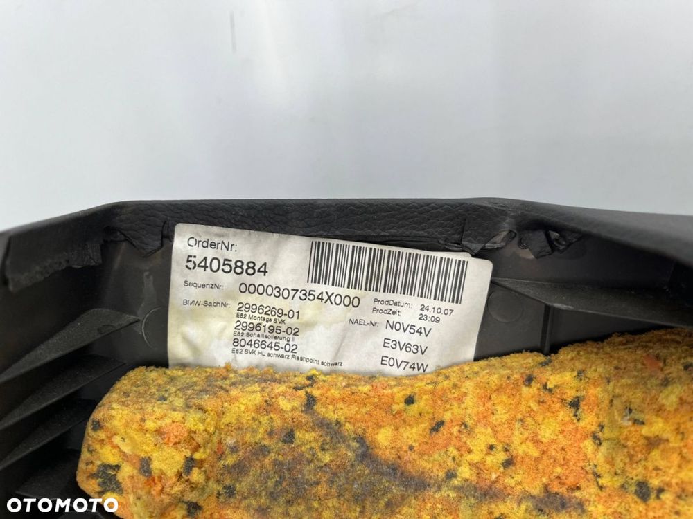 Tapicerka BMW E81 3Drzwi E82 Coupe M-pakiet 04-11r. lewy prawy tylny boczek tył KOMPLET - 14