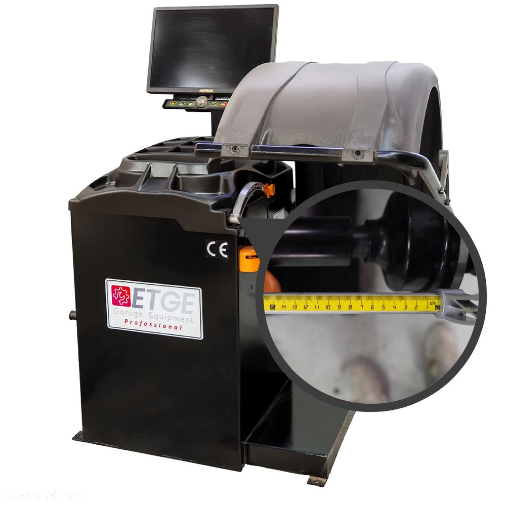 Wyważarka do Kół ETGE-908 BLACK LCD LASER Automatyczna LED Premium CE - 18