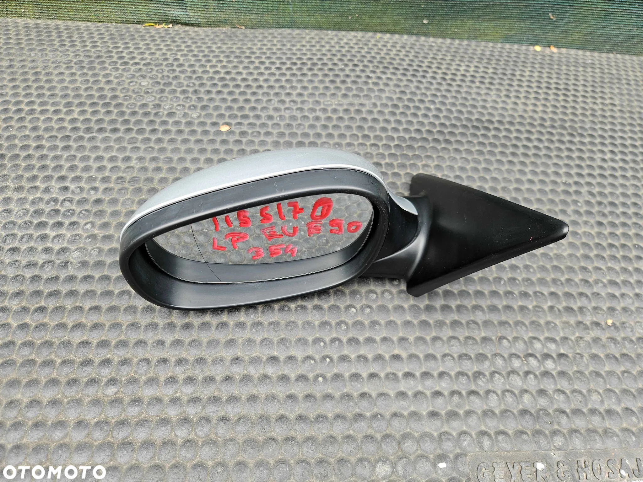 Lusterko Lusterka Zewnetrzne 5 pin Srebrne 354 Titansilber Europa BMW 3 E90 E91 LCI Lift 2009r - 3