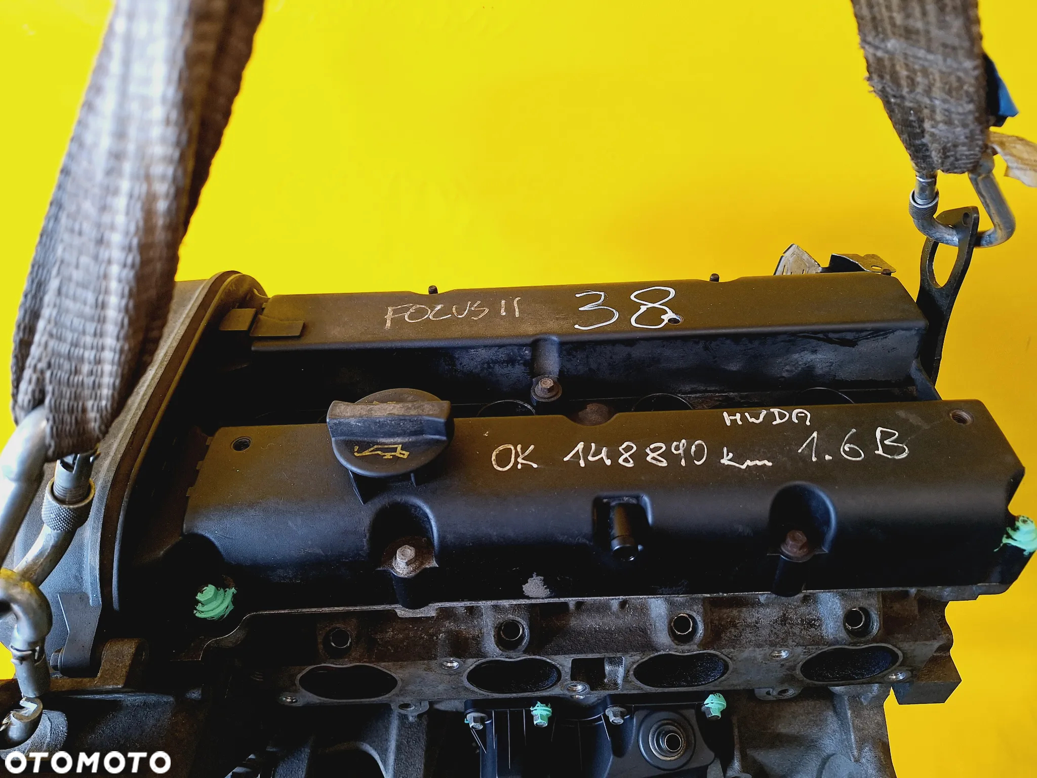 SILNIK FORD FOCUS MK2 1.6 16V 73KW 100KM KOD SILNIKA: HWDA PRZEBIEG: 148890 KM NR38 - 3