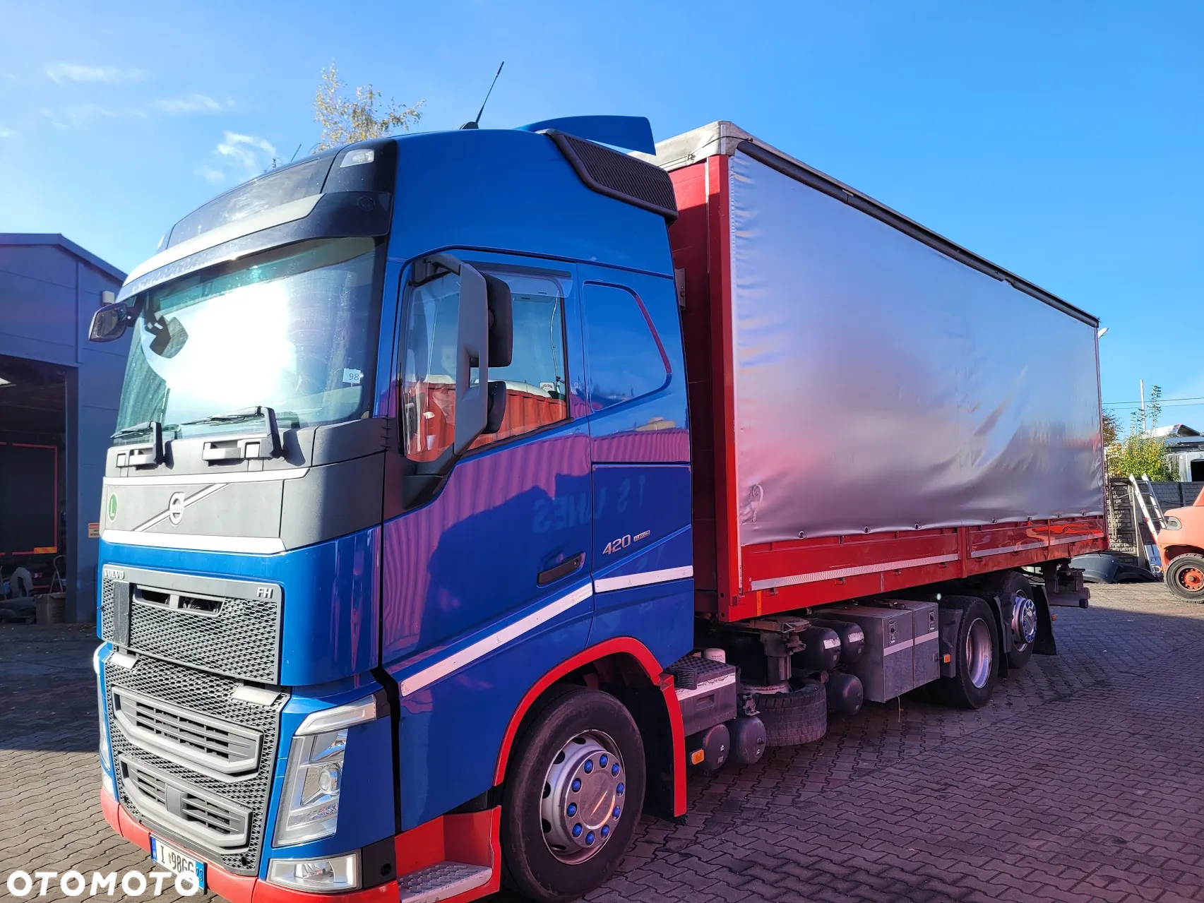 Volvo FH ;  firanka napojówka * przewierty * 6x2 * bdf * - 3