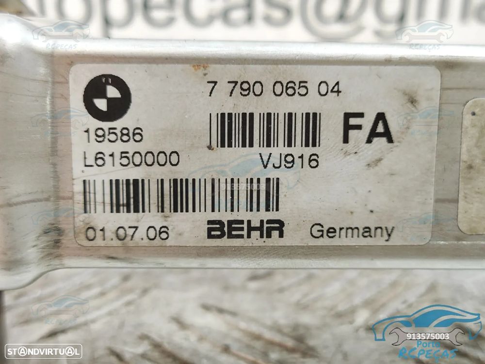 Radiador EGR BMW - M57D30 272cv - 7790065 - E60 | E61 | E46 | E87 | - 2