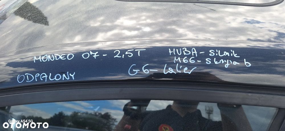 Ford Mondeo MK4 z silnikiem 2,5 T z ozn HUBA I skrzynia manualna 6 biegów lakier G6 - 8