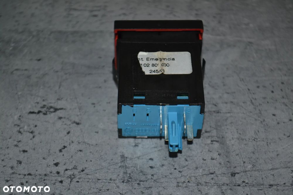 VW FOX WŁĄCZNIK PRZEŁĄCZNIK AWARYJNYCH 5Z0953235A - 2