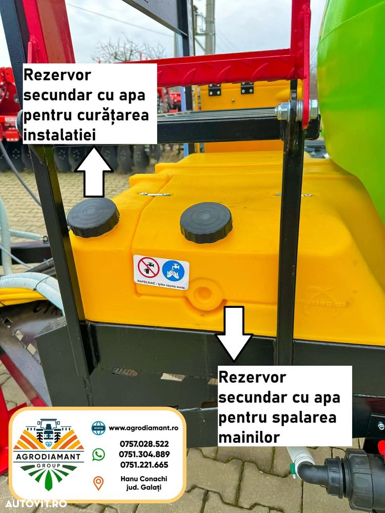 Alta Instalatie de erbicidat tractata full hidraulica DEMAROL CYCLON 2000L - 21