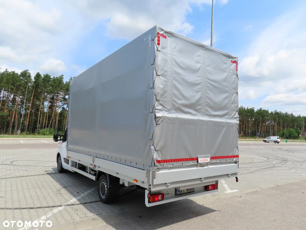 Renault Master 2.3 dCi 163 Km WZMACNIANY Plandeka 10 Euro Palet, Skrzynia 4870 mm Długa, 2550 Wysokość, MOŻLIWA FIRANA Stan Jak NOWY Gotowy Dostępny POLECAM - 5