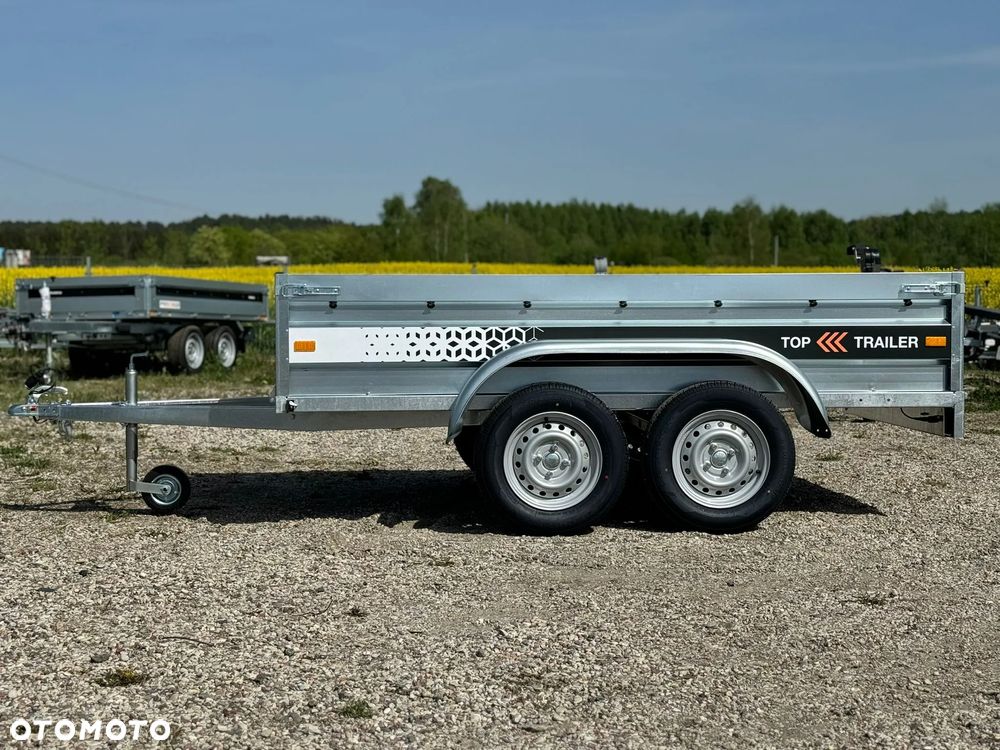 MAZZO Dostawa przyczepa SPAWANA 2-osiowa 251x135x37cm DMC750kg - 5