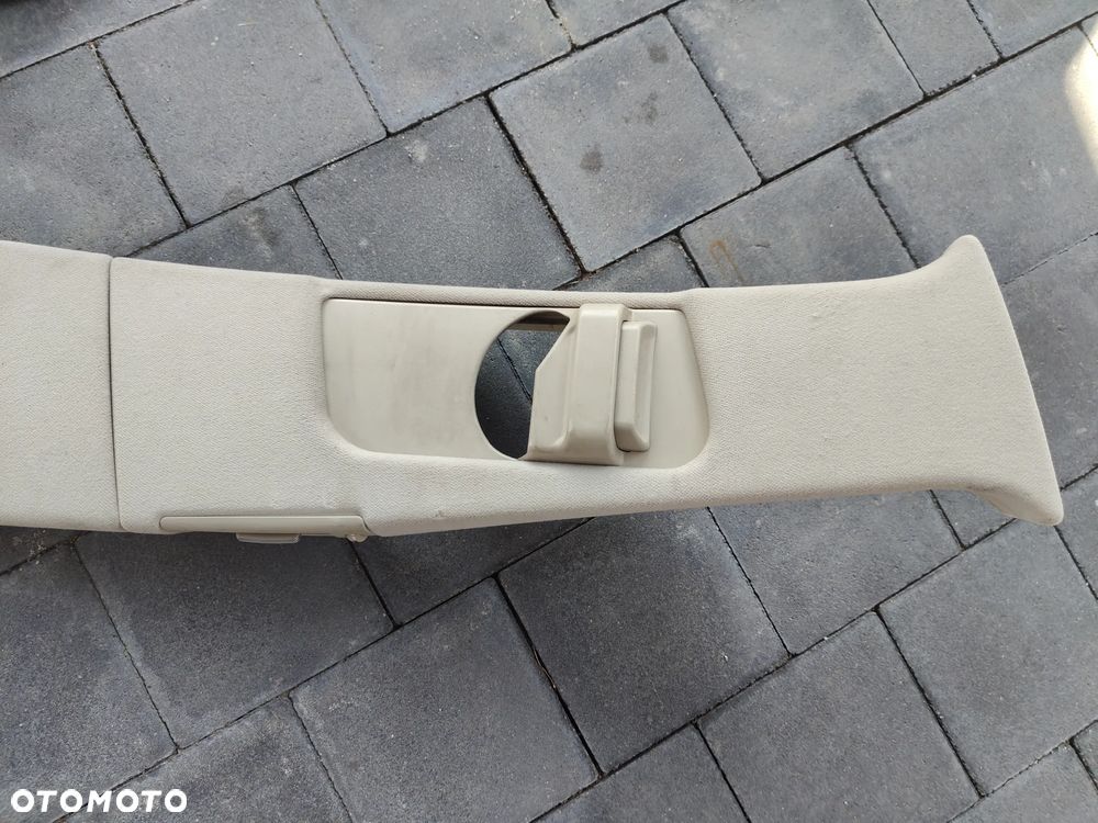 MERCEDES W211 OSŁONA Słupka ŚRODKOWEGO Prawa beżowa beż banan Wentylowana - 12