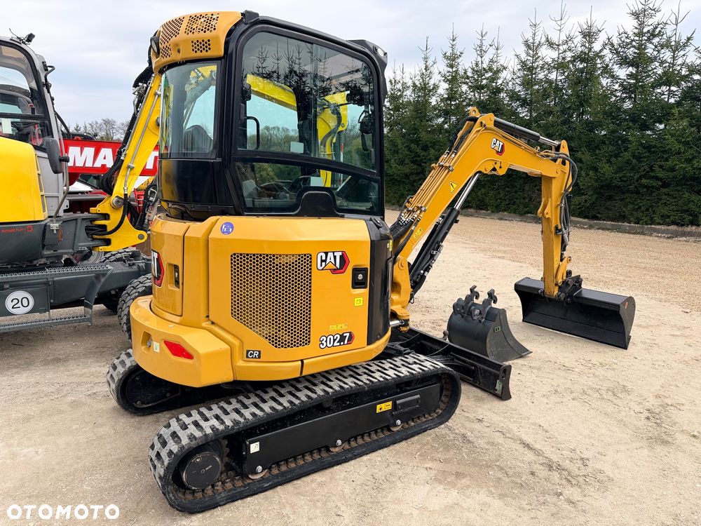 Caterpillar Minikoparka gąsiennicową CAT 302,7 22r 3x łyżki Verachter MS05 dodatk.linie hydr CATEPILLAR 302 303.5 303 bobcat Kubota Yanmar Takeuchi 2,8 tony - 5