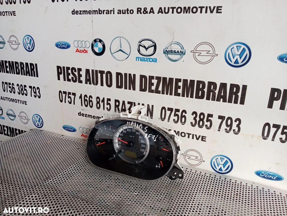 Ceasuri Bord Mazda 5 2.0 Diesel An 2005 -2006-2007-2008-2009-2010 Volan Stanga Dezmembrez Factura s - 3