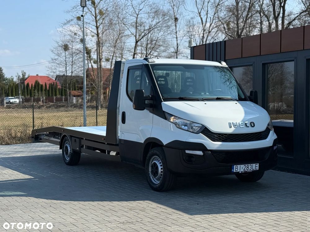 Iveco Daily 35S15 3.0 HPI 150KM / Autolaweta NOWY Najazd Aluminiowy / Wyciągarka + Poduszki Pneumatyczne / 2019 ROK PRODUKCJI / TYLKO 192.327KM PRZEBIEGU ! - 2