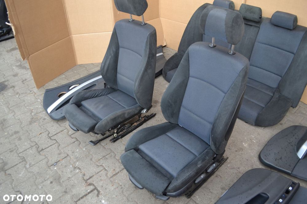 BMW E90 FOTELE KANAPA OPARCIE BOCZKI ALCANTARA SPORTSIZE MPAKIET KOMPLET - 8