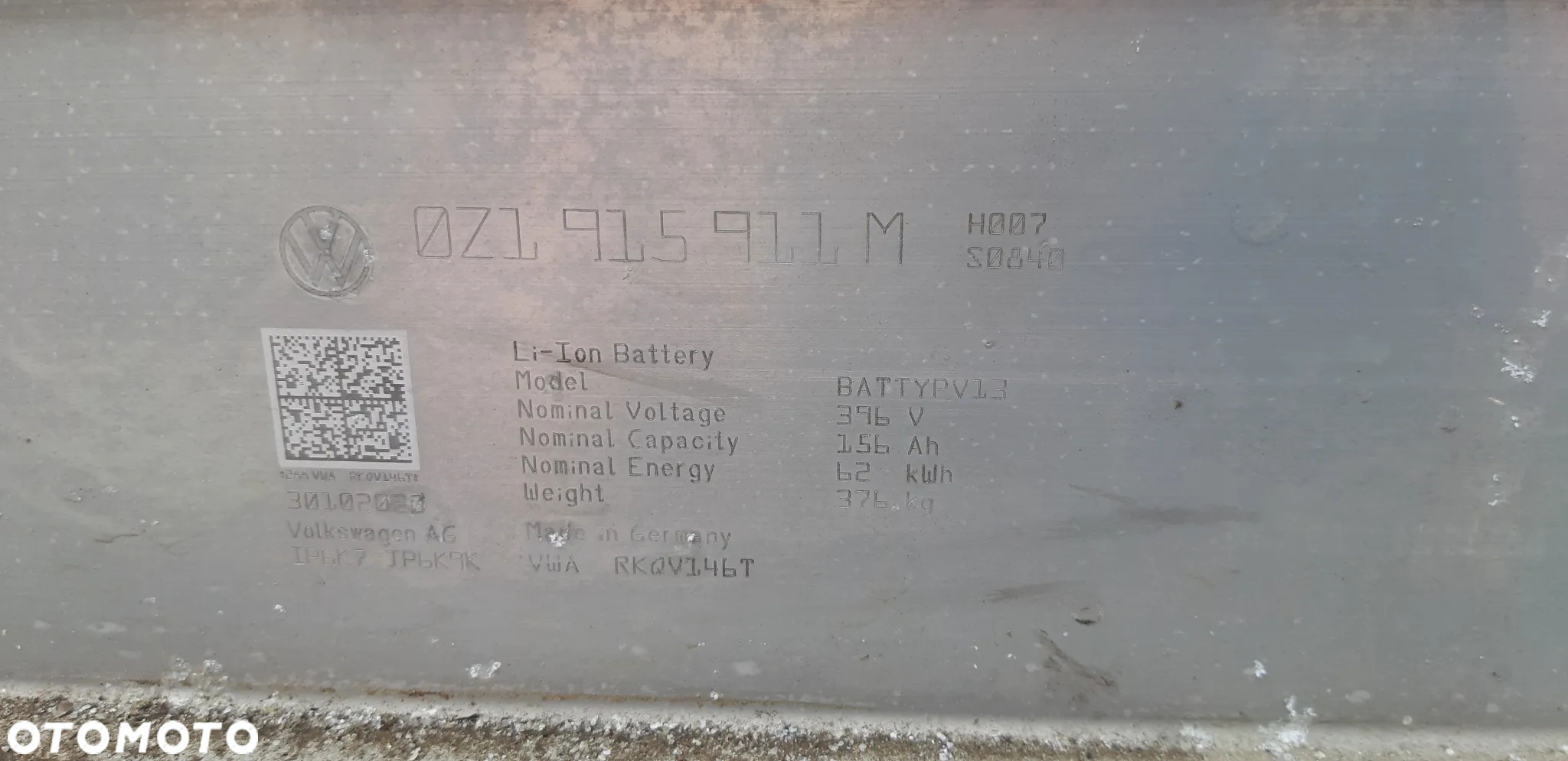 BATERIA AKUMULATOR 150 KW 70 KW CUPRA BORN  VW ID.3 0Z1915911M - 5