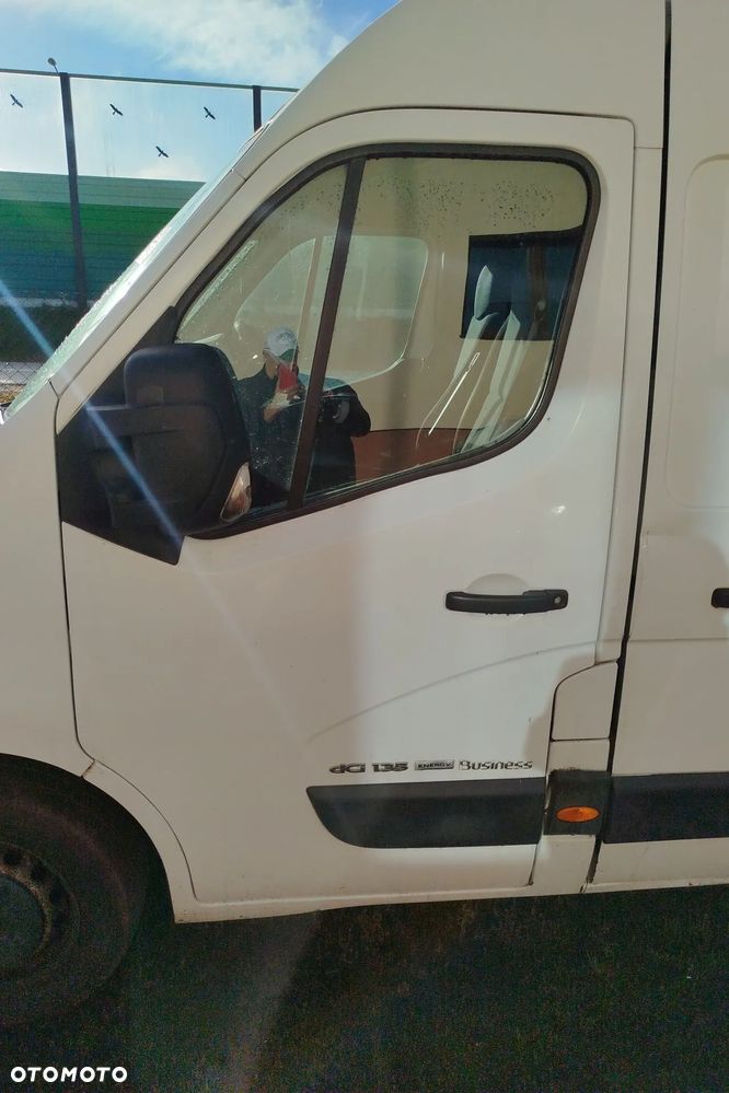 drzwi przód lewe Białe całe ładne do RENAULT Master III 3 IV 4 10-19r OPEL Movano B 10-19r, kompletne -zamki -klamki -szyba -podnośnik szyby -tapicerka -lusterko dokładam GRATIS !