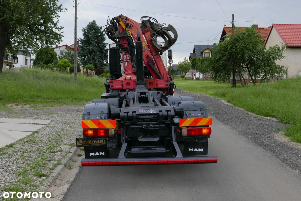 MAN MAN TGA 26.410 PALFINGER EPSILON MEILLER HAKOWIEC Z HDS Z DŹWIGIEM DO ZŁOMU KONTENERÓW ODPADÓW RECYKLINGU ODPADÓW - 8