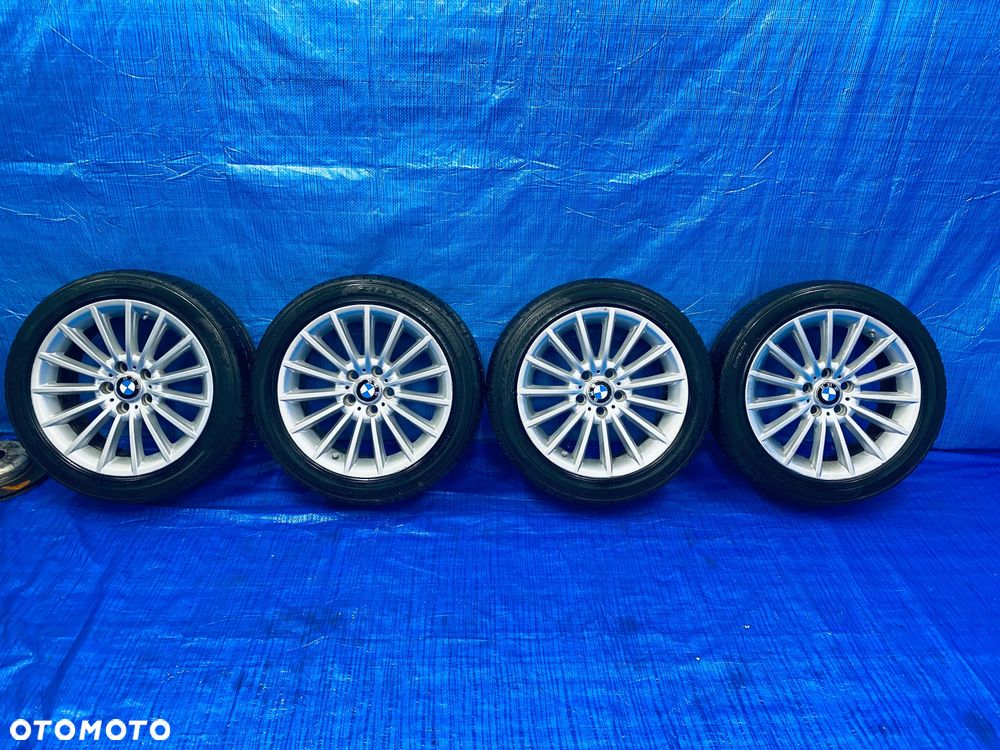 KOŁA KOŁO 18 FELGA ALUMINIOWE ALUSY 18" x 8J  5X120 ; 72,6mm ET30 CZUJNIKI KOMPLET ; OPONY ZIMOWE ZIMA FALKEN ; BMW E90 E91 E92 E93 F06 F07 F10 F11 F12 F13 F30 F31 F32 F33 F34 F36 ORYGINAŁ 6775407 BMW - 1