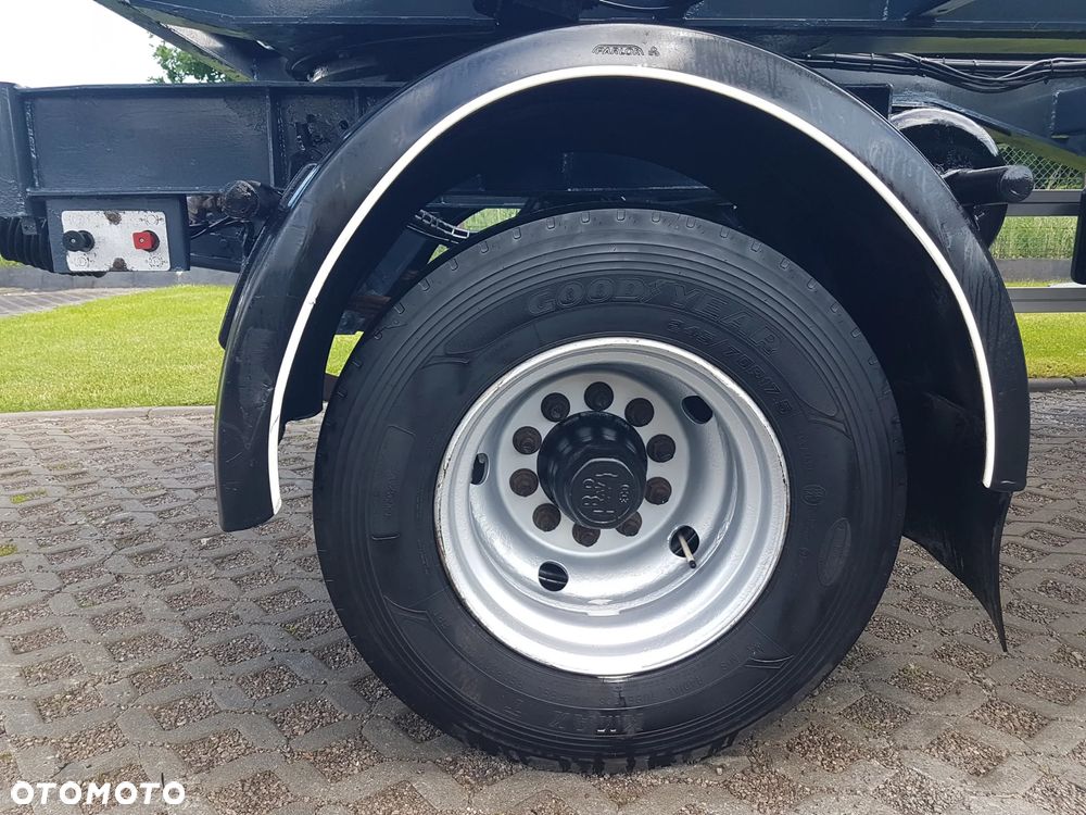 Zaslaw D-659 DO KONTENERÓW HAKOWCA POD KONTENERY 2 OSIE BLIŹNIAKI RESORY - 8