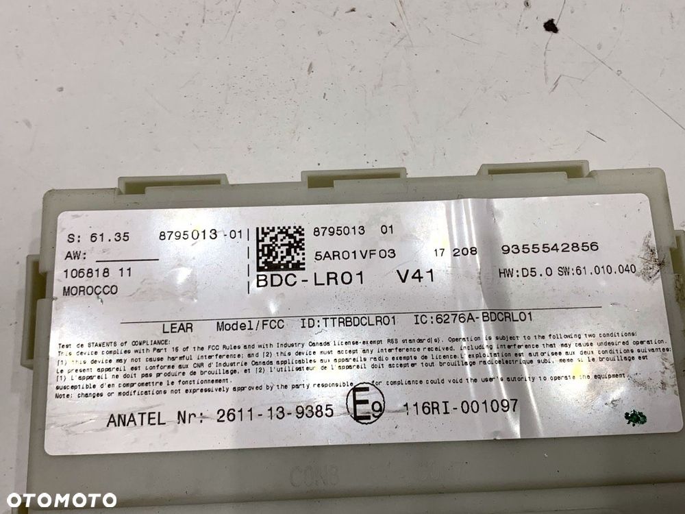 MODUŁ FEM  BMW X1 (F48) 2014 - 2022 sDrive 18 d 110 kW [150 KM] olej napędowy 2015 - 2022 8795013 - 4