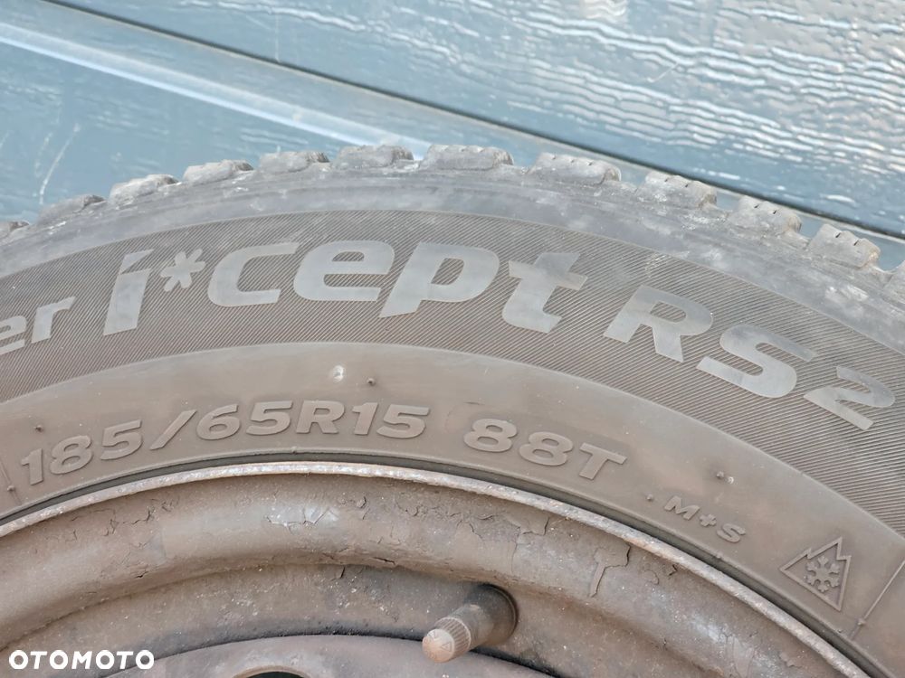 KOŁA FELGI STALOWE OPONY ZIMOWE MICHELIN 185/65 R15 5x110 ET39 OPEL ASTRA G H MERIVA A CORSA C D - 9