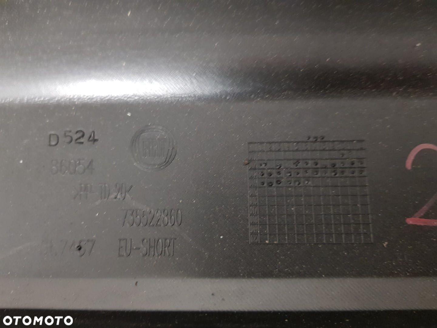 FABRYCZNIE NOWY ORYGINALNY ZDERZAK TYLNY TYŁ FIAT 500L 12-17  735522860 - 10