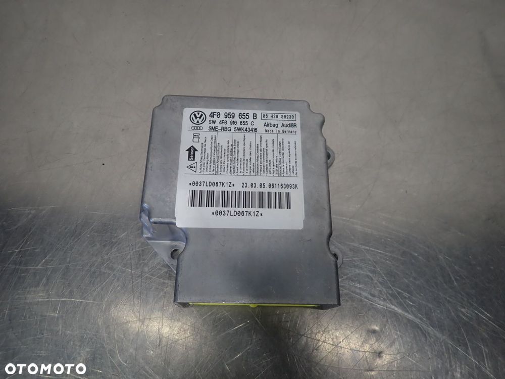 MODUŁ AIRBAG AUDI A6 C6 4F0959655B - 1