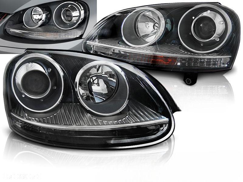 Lampy Reflektory DO VW GOLF V 5 OD 2003 DO 2008 Roku GTI LOOK H7 - 2