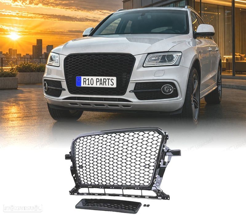 GRELHA AUDI Q5 8R 12-16 LOOK RS PRETO - 1