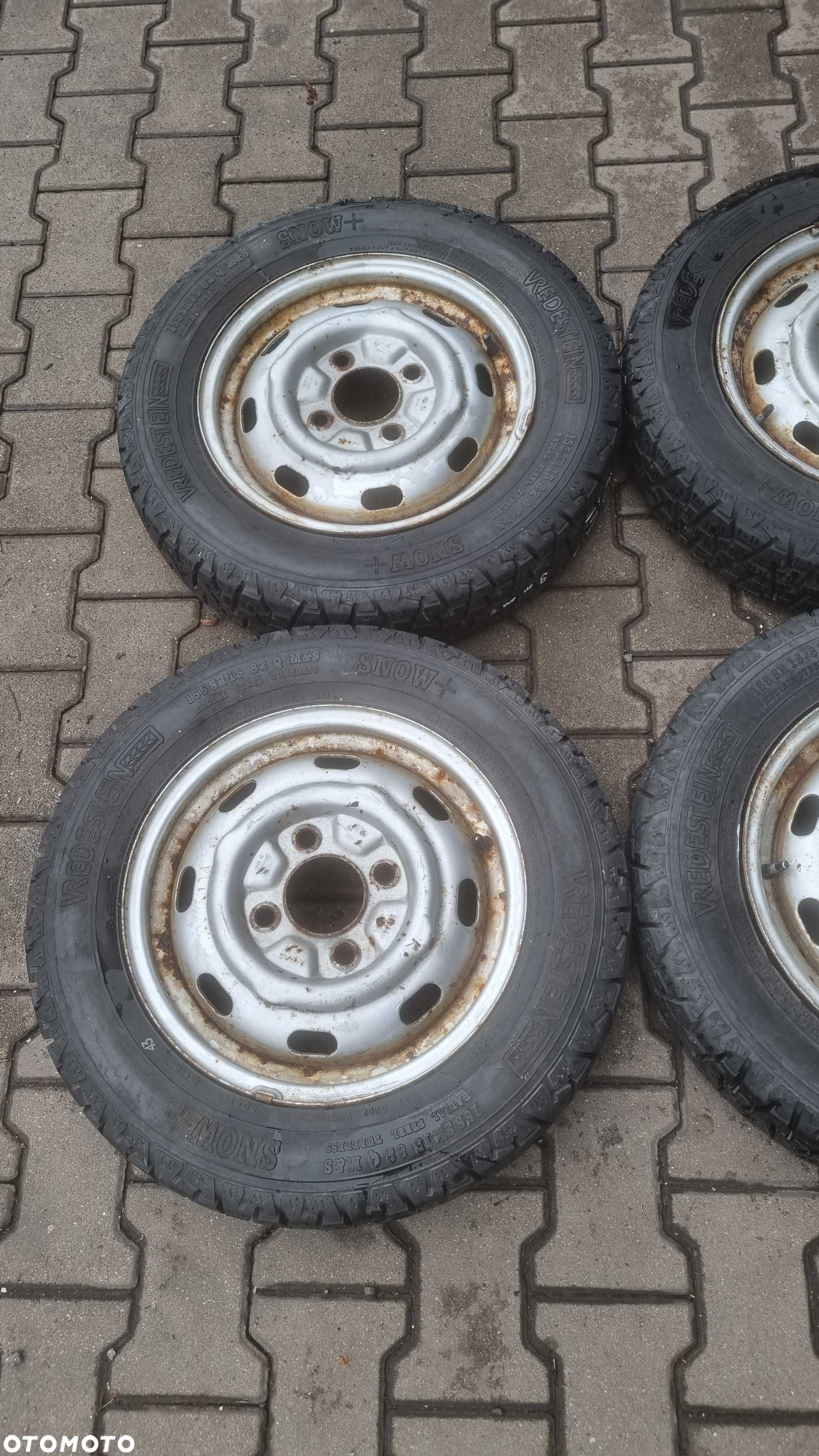 4 Opony zimowe 155/80r15 Vredestein Snow+ Warszawa - 4