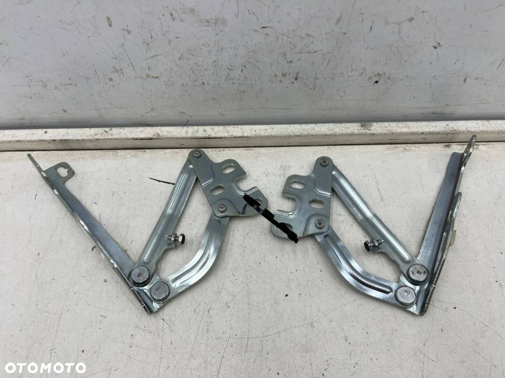 Zawias maski Opel Corsa D 06-14r. NOWE oryginalne zawiasy pokrywy silnika lewy prawy komplet - 5