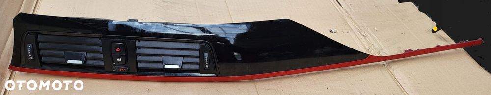 dekor deski konsoli kratka bmw 3 f30 f31 czerwony - 1